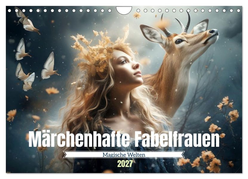 Märchenhafte Fabelfrauen (Wandkalender 2027 DIN A4 quer) CALVENDO Monatskalender