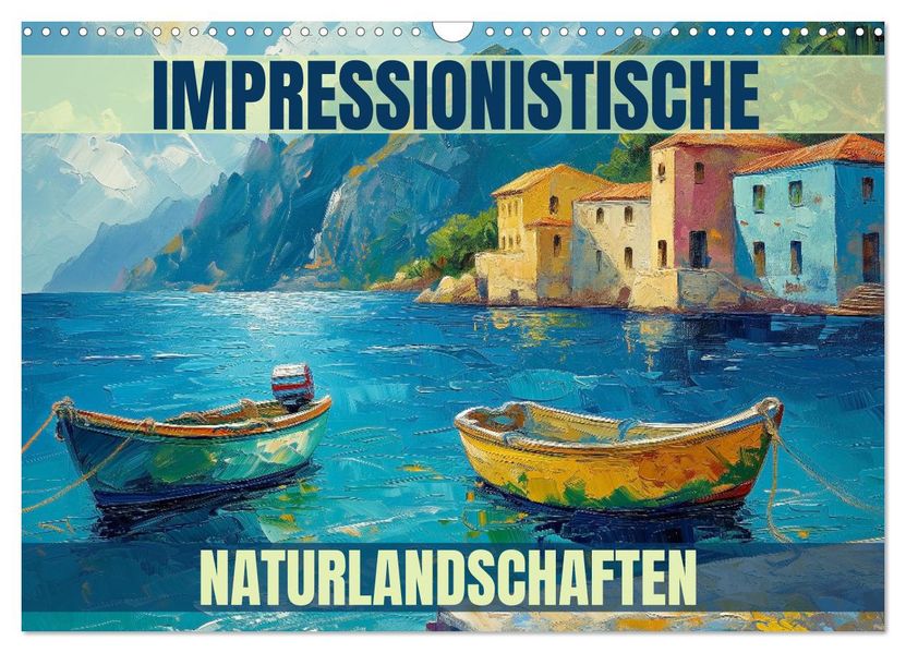 Impressionistische Naturlandschaften (Wandkalender 2027 DIN A3 quer) CALVENDO Monatskalender