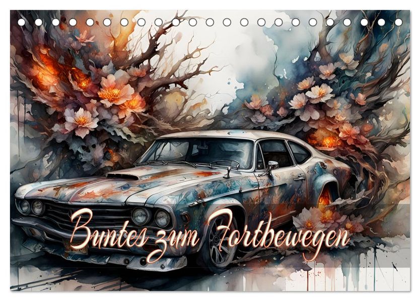Buntes zum Fortbewegen (Tischkalender 2027 DIN A5 quer) CALVENDO Monatskalender