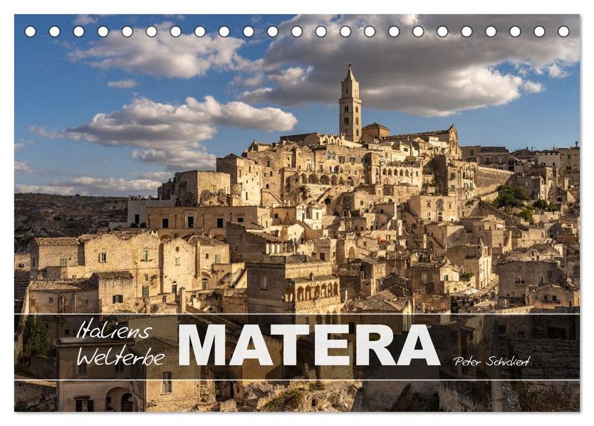 Italiens Welterbe Matera (Tischkalender 2027 DIN A5 quer) CALVENDO Monatskalender