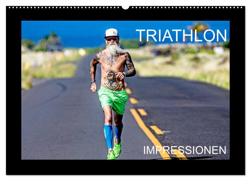 TRIATHLON Impressionen (Wandkalender 2027 DIN A2 quer) CALVENDO Monatskalender