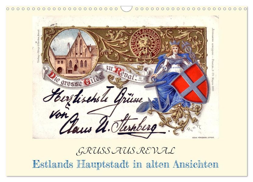 GRUSS AUS REVAL - Estlands Hauptstadt in alten Ansichten (Wandkalender 2027 DIN A3 quer) CALVENDO Monatskalender