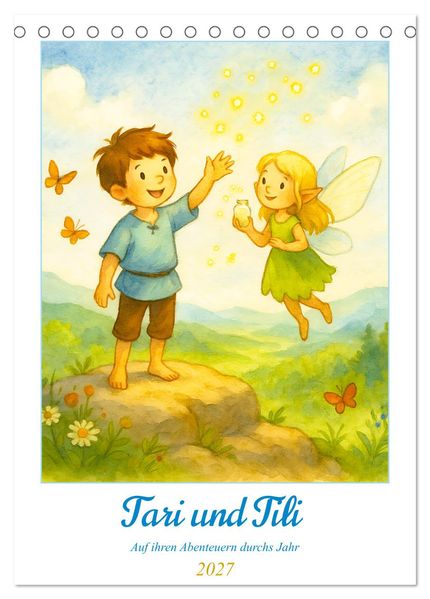 Tari und Tili (Tischkalender 2027 DIN A5 hoch) CALVENDO Monatskalender