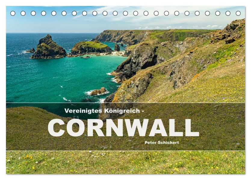 Vereinigtes Königreich - Cornwall (Tischkalender 2027 DIN A5 quer) CALVENDO Monatskalender
