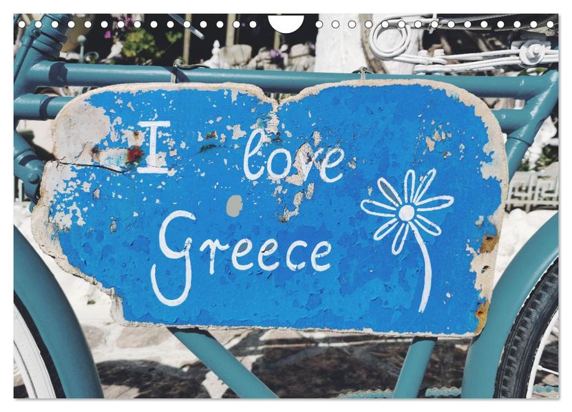I love Greece (Wandkalender 2027 DIN A4 quer) CALVENDO Monatskalender