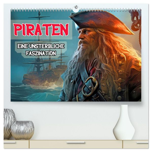 Piraten - Eine unsterbliche Faszination (hochwertiger Premium Wandkalender 2027 DIN A2 quer) Kunstdruck in Hochglanz