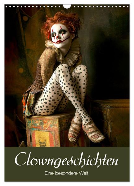 Clowngeschichten - Eine besondere Welt (Wandkalender 2027 DIN A3 hoch) CALVENDO Monatskalender