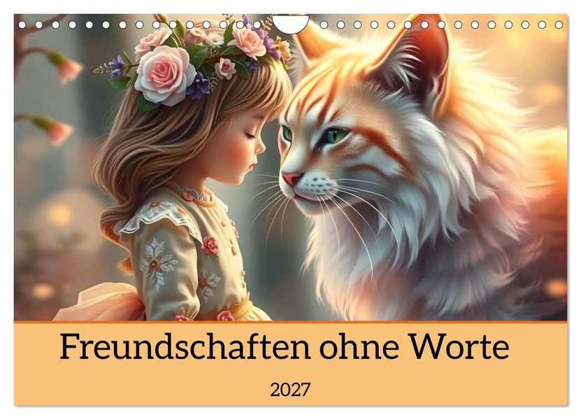 Freundschaften ohne Worte (Wandkalender 2027 DIN A4 quer) CALVENDO Monatskalender
