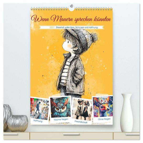Wenn Mauern sprechen könnten (hochwertiger Premium Wandkalender 2027 DIN A2 hoch) Kunstdruck in Hochglanz