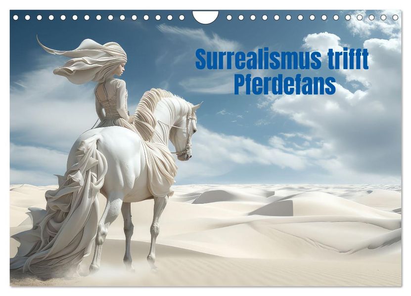 Surrealismus trifft Pferdefans (Wandkalender 2027 DIN A4 quer) CALVENDO Monatskalender