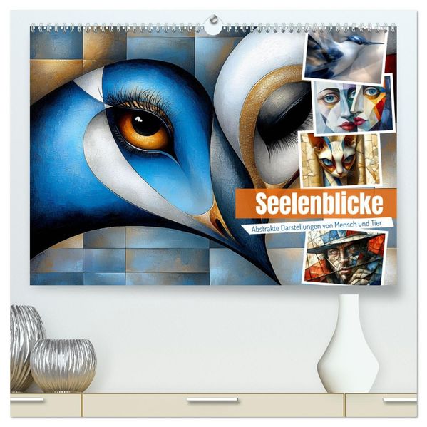 Seelenblicke (hochwertiger Premium Wandkalender 2027 DIN A2 quer) Kunstdruck in Hochglanz