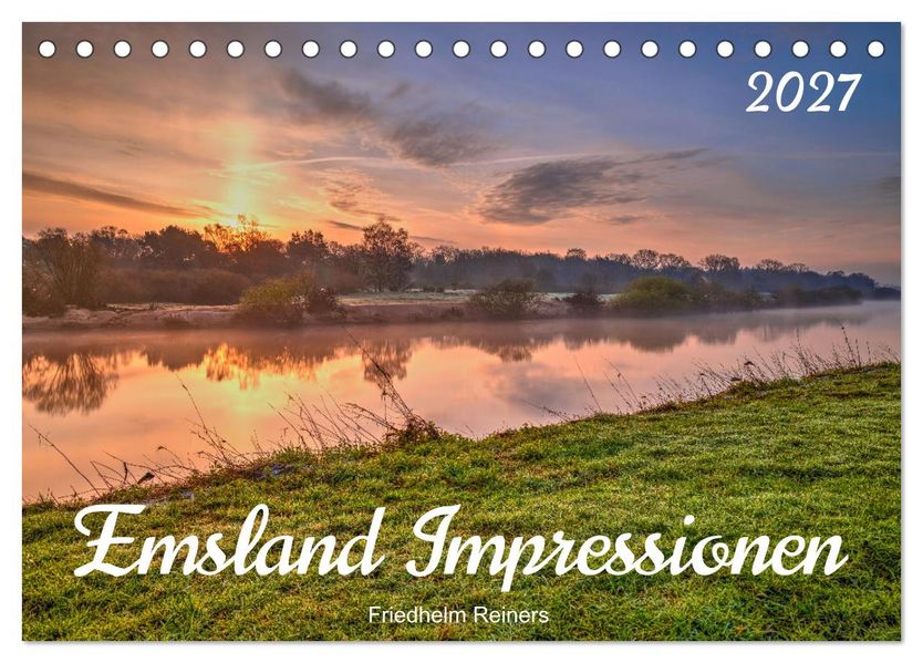 Emsland Impressionen (Tischkalender 2027 DIN A5 quer) CALVENDO Monatskalender