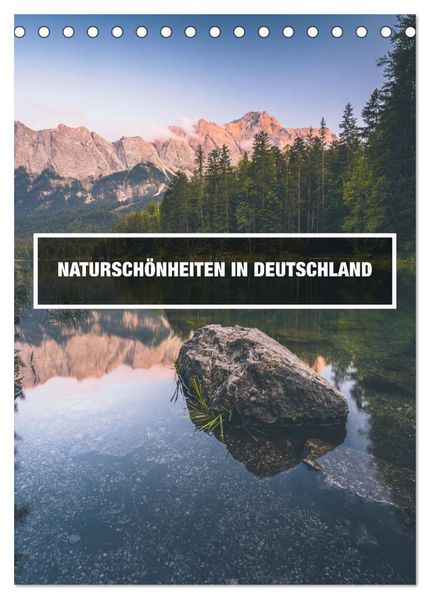 Naturschönheiten in Deutschland (Tischkalender 2027 DIN A5 hoch) CALVENDO Monatskalender
