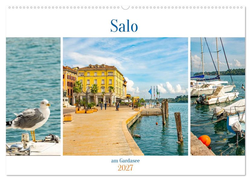 Salo am Gardasee (Wandkalender 2027 DIN A2 quer) CALVENDO Monatskalender
