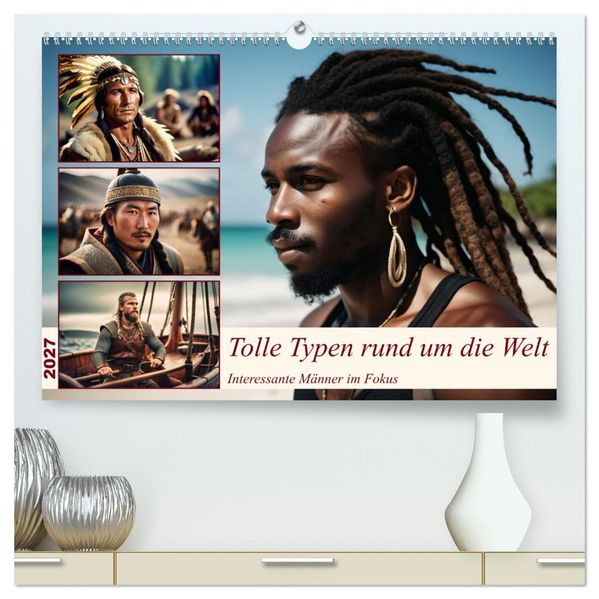 Tolle Typen rund um die Welt (hochwertiger Premium Wandkalender 2027 DIN A2 quer) Kunstdruck in Hochglanz