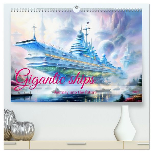 Gigantic ships - Journey into the future (High Quality Premium Wall Calendar 2027 DIN A2 landscape)CALVENDO 12 Month Wall Calendar