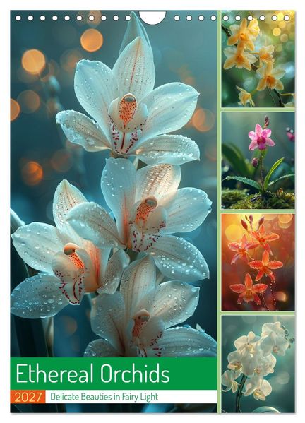 Ethereal Orchids (Wall Calendar 2027 DIN A4 portrait) CALVENDO 12 Month Wall Calendar