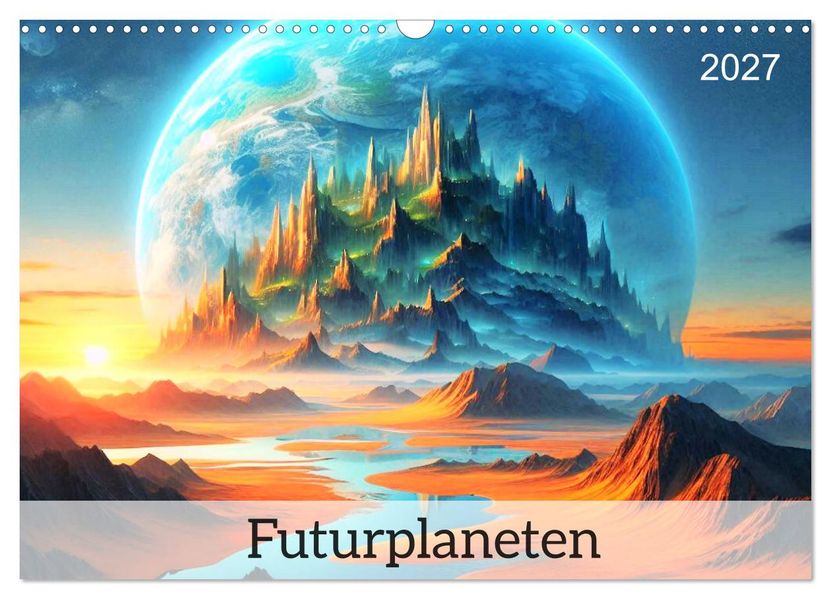 Futurplaneten (Wandkalender 2027 DIN A3 quer) CALVENDO Monatskalender