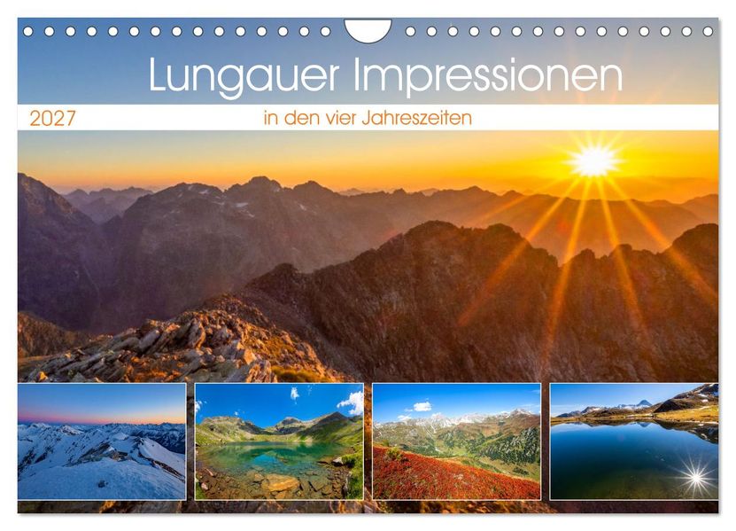 Lungauer Impressionen (Wandkalender 2027 DIN A4 quer) CALVENDO Monatskalender