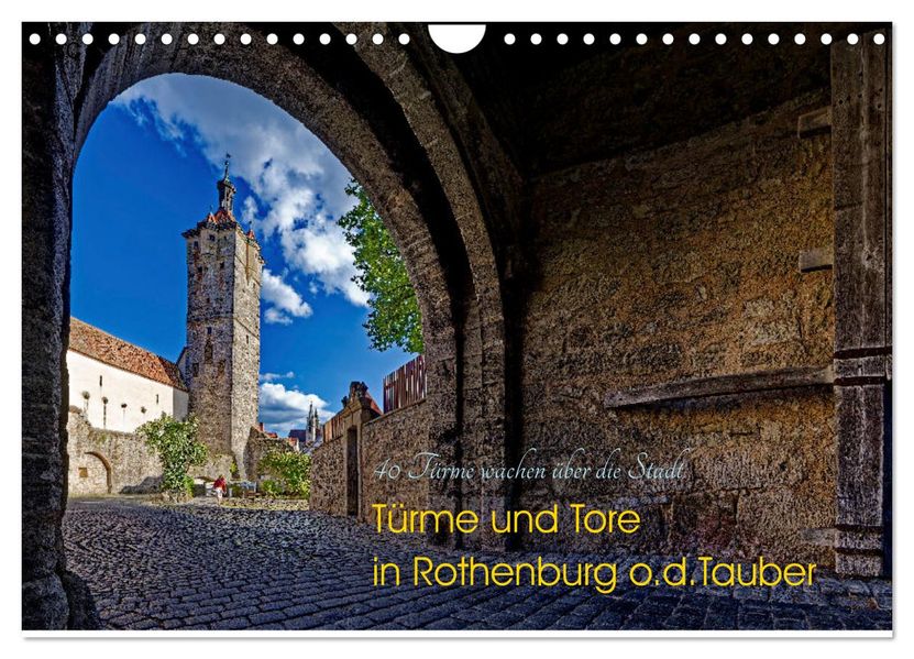 Türme und Tore (Wandkalender 2027 DIN A4 quer) CALVENDO Monatskalender