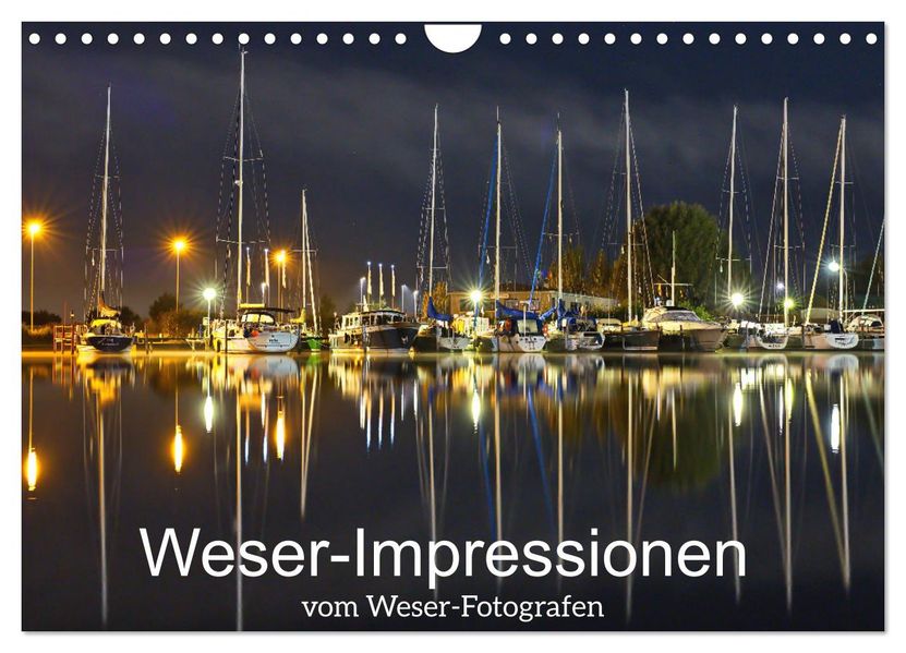 Weser-Impressionen (Wandkalender 2027 DIN A4 quer) CALVENDO Monatskalender
