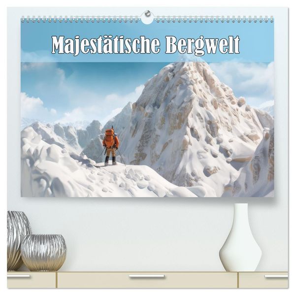 Imposante Bergwelt (hochwertiger Premium Wandkalender 2027 DIN A2 quer) Kunstdruck in Hochglanz