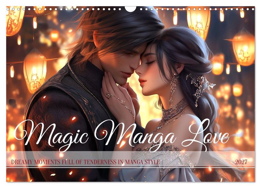 Magic Manga Love (Wall Calendar 2027 DIN A3 landscape) CALVENDO 12 Month Wall Calendar