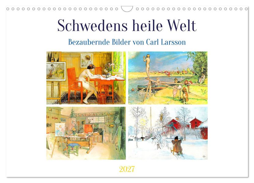 Schwedens heile Welt (Wandkalender 2027 DIN A3 quer) CALVENDO Monatskalender