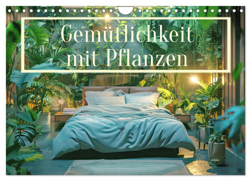Gemütlichkeit mit Pflanzen (Wandkalender 2027 DIN A4 quer) CALVENDO Monatskalender