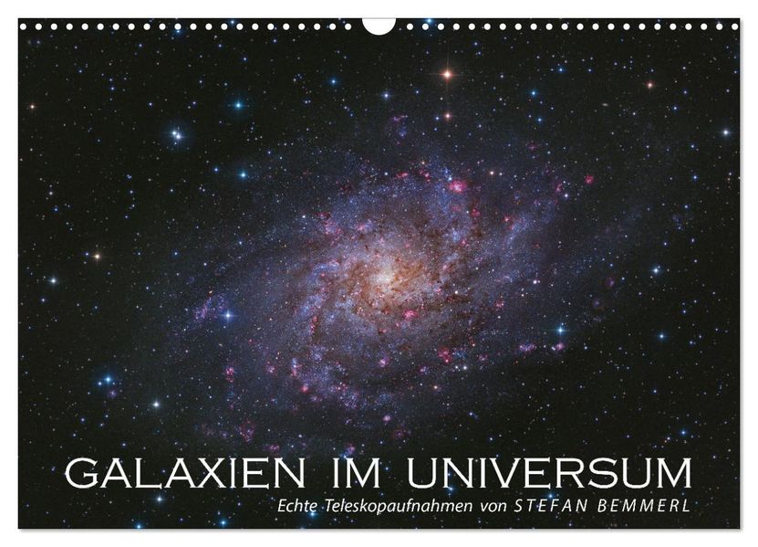 Galaxien im Universum (Wandkalender 2027 DIN A3 quer) CALVENDO Monatskalender