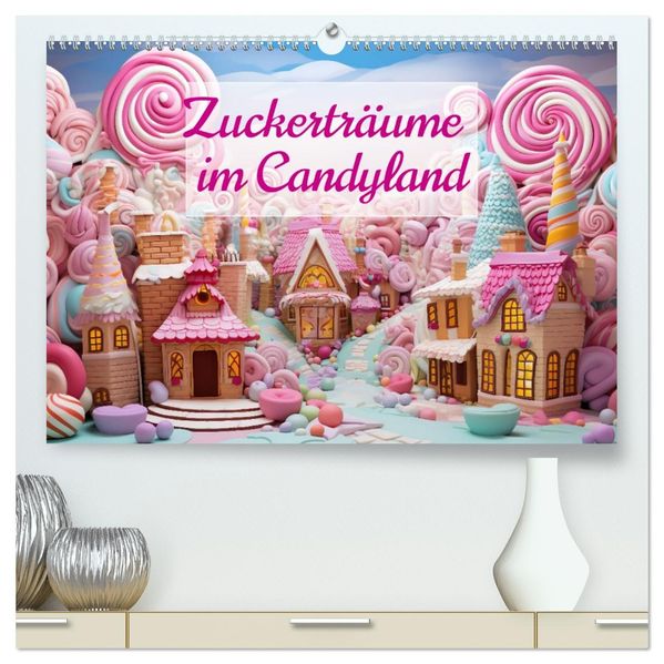 Zuckerträume im Candyland (hochwertiger Premium Wandkalender 2027 DIN A2 quer) Kunstdruck in Hochglanz