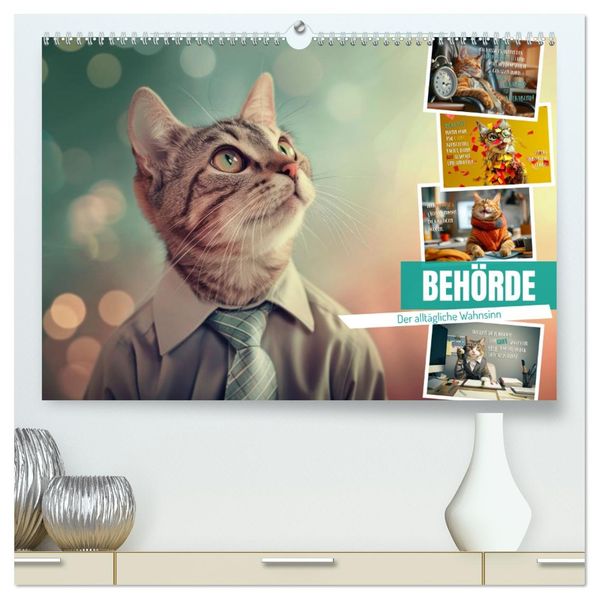 BEHÖRDE Der alltägliche Wahnsinn (hochwertiger Premium Wandkalender 2027 DIN A2 quer) Kunstdruck in Hochglanz