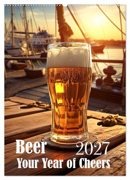 Beer (Wall Calendar 2027 DIN A2 portrait) CALVENDO 12 Month Wall Calendar