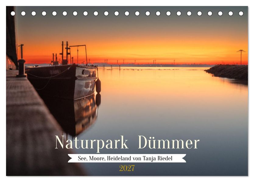 Naturpark Dümmer (Tischkalender 2027 DIN A5 quer) CALVENDO Monatskalender