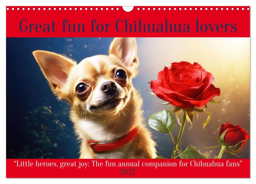 Great fun for Chihuahua lovers (Wall Calendar 2027 DIN A3 landscape) CALVENDO 12 Month Wall Calendar