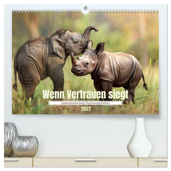 Wenn Vertrauen siegt (hochwertiger Premium Wandkalender 2027 DIN A2 quer) Kunstdruck in Hochglanz