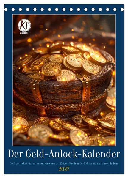 Der Geld-Anlock-Kalender (Tischkalender 2027 DIN A5 hoch) CALVENDO Monatskalender