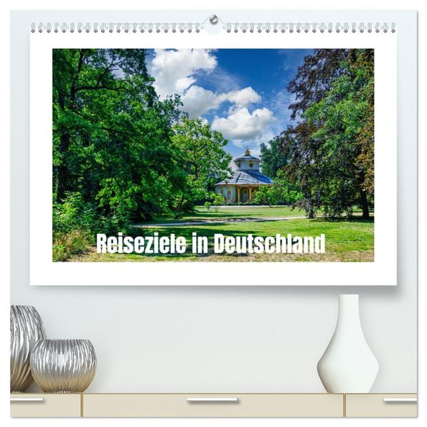 Reiseziele in Deutschland (hochwertiger Premium Wandkalender 2027 DIN A2 quer) Kunstdruck in Hochglanz