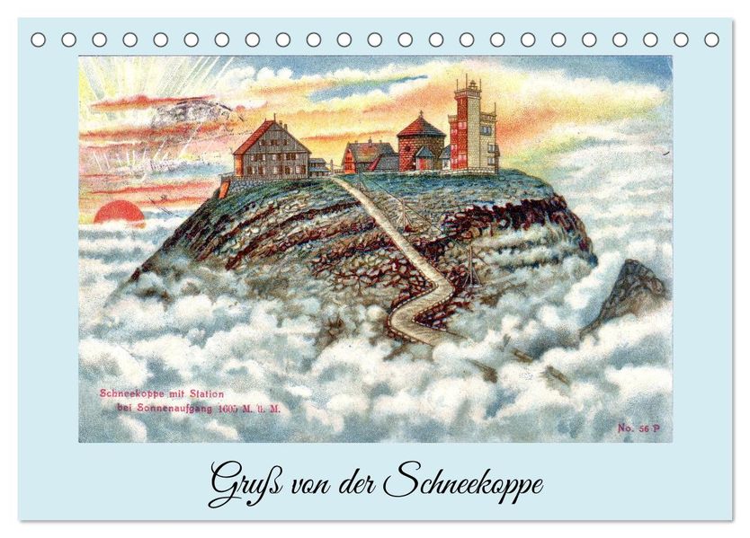 Gruß von der Schneekoppe (Tischkalender 2027 DIN A5 quer) CALVENDO Monatskalender