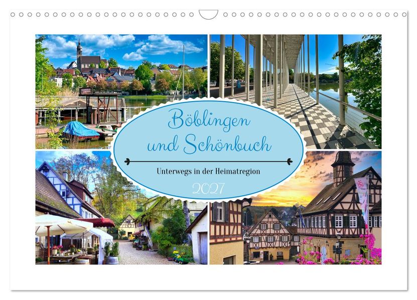 Böblingen und Schönbuch (Wandkalender 2027 DIN A3 quer) CALVENDO Monatskalender
