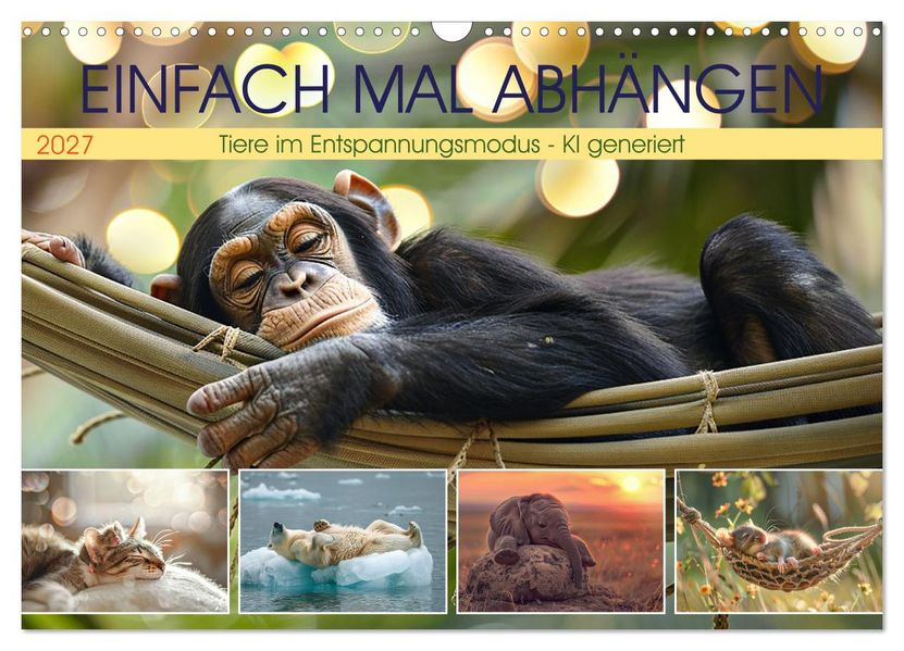 Einfach mal abhängen (Wandkalender 2027 DIN A3 quer) CALVENDO Monatskalender