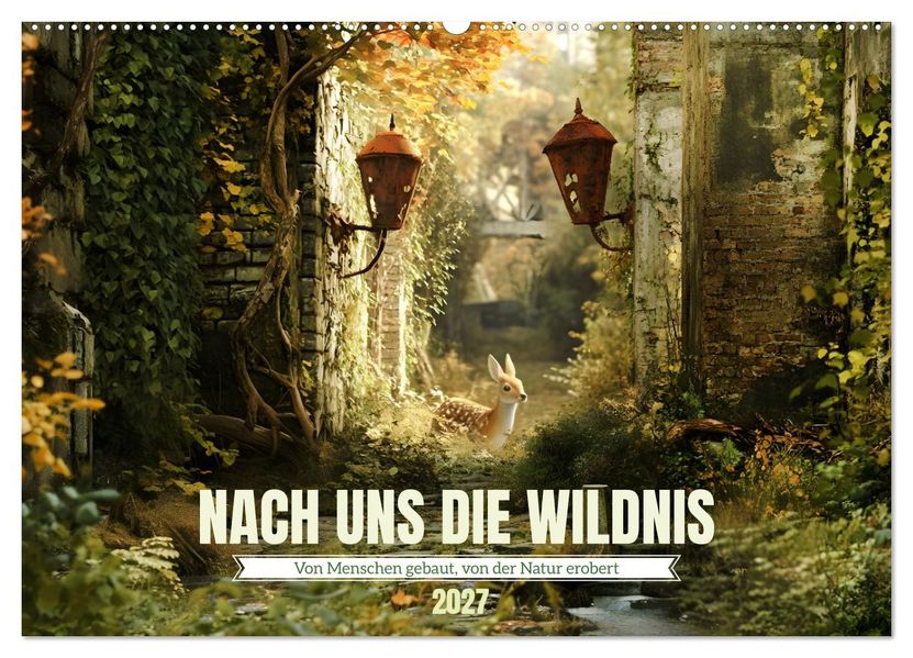 Nach uns die Wildnis (Wandkalender 2027 DIN A2 quer) CALVENDO Monatskalender
