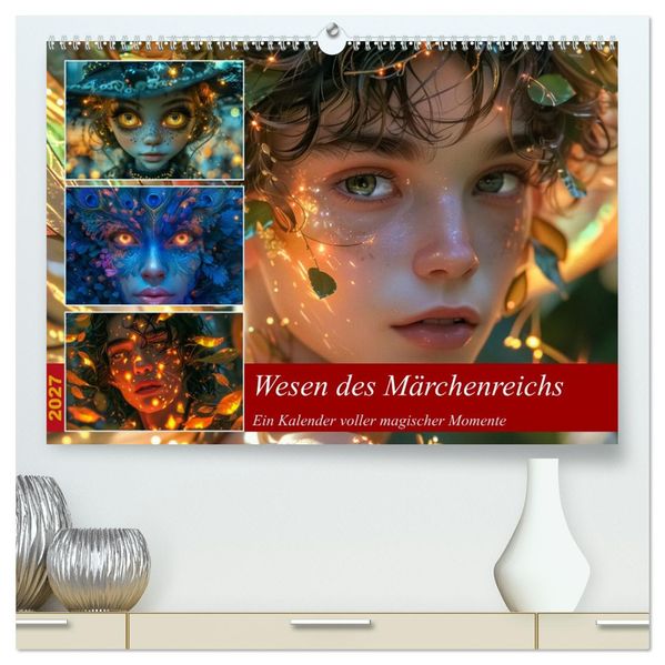 Wesen des Märchenreichs (hochwertiger Premium Wandkalender 2027 DIN A2 quer) Kunstdruck in Hochglanz