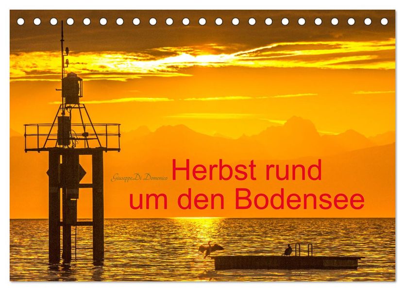 Herbst rund um den Bodensee (Tischkalender 2027 DIN A5 quer) CALVENDO Monatskalender