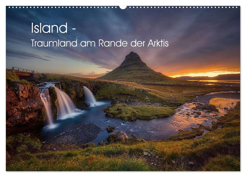 Island - Traumland am Rande der Arktis (Wandkalender 2027 DIN A2 quer) CALVENDO Monatskalender