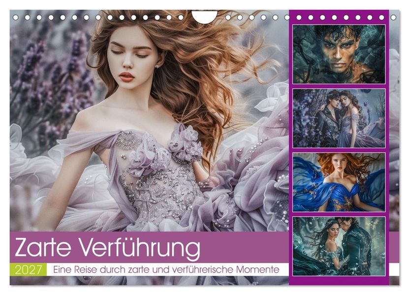 Zarte Verführung (Wandkalender 2027 DIN A4 quer) CALVENDO Monatskalender