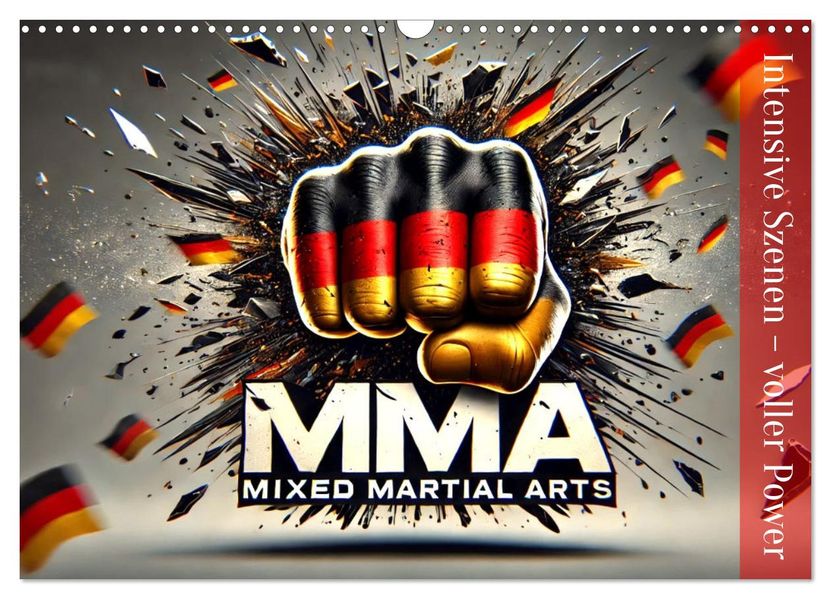 MMA Germany - Mixed Martial Arts Power (Wandkalender 2027 DIN A3 quer) CALVENDO Monatskalender