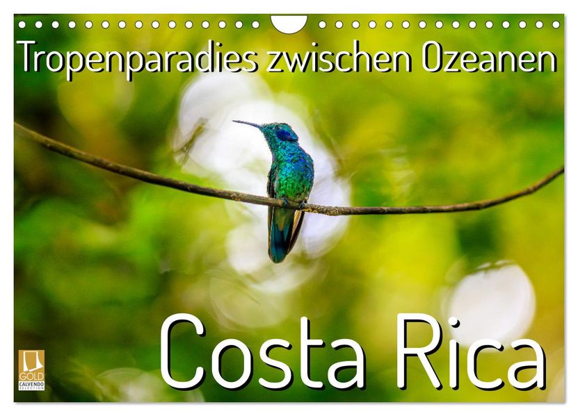 Tropenparadies zwischen Ozeanen Costa Rica (Wandkalender 2027 DIN A4 quer) CALVENDO Monatskalender