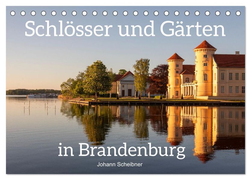 Schlösser und Gärten in Brandenburg (Tischkalender 2027 DIN A5 quer) CALVENDO Monatskalender