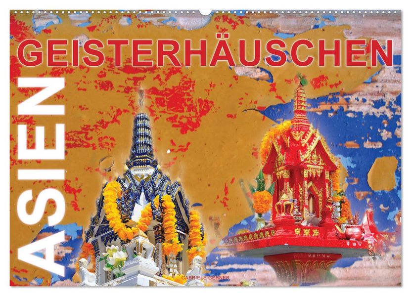 Asien Geisterhäuschen (Wandkalender 2027 DIN A2 quer) CALVENDO Monatskalender